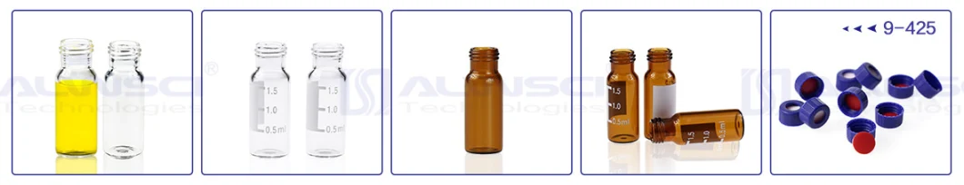 2ml 9-425 Wide Opening PP Screw Vial with Graduations Transparent