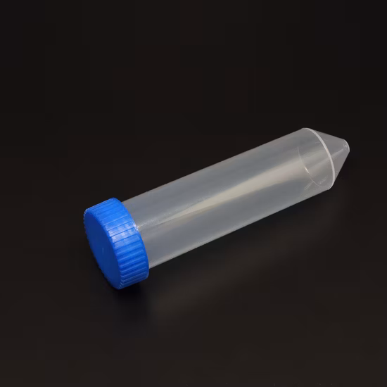 Laboratory Disposable Plastic 15ml 50ml PP Plastic Centrifuge Test Tube for Conical Sterile Rnase and Dnase Free Plug-Seal Screw Caps and Flat-Top Caps Test