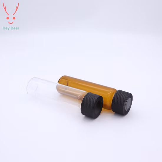 Fournisseur d'usine Flacon EPA transparent transparent (VOA) de 60 ml avec bouchon 24-400 en stock