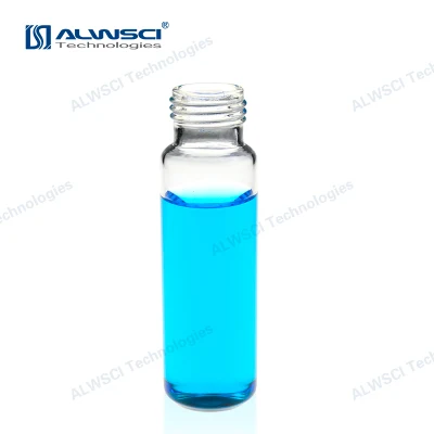 Alwsci Flacon en verre transparent à bouchon vissé Ambre de 20 ml