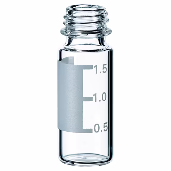 Flacon d'échantillon en verre du spectre de couleurs de la bouteille chromatographique 2 ml