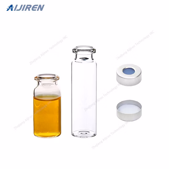 Aijiren ND20 Crimp Top 6ml 10ml 20ml Headspace Gc flacon en verre pour chromatographie en phase gazeuse
