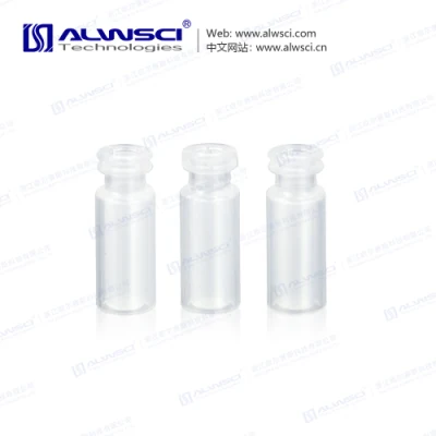  2ml 11mm PP Snap Top Flacon avec 0.7ml Micro-Vial Transparent.  12X32mm