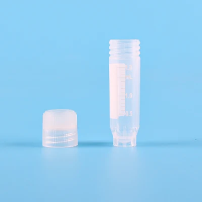 Consommables de laboratoire de laboratoire Servicebio 2ml Stable Storage Sample Stérilisé Gamma Stérile Collect Vial